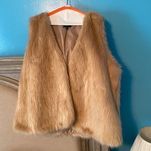 Faux fur vest